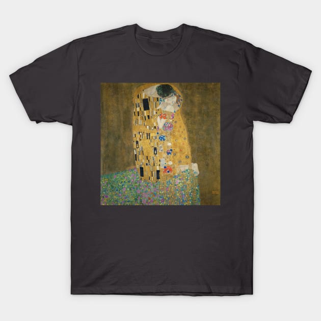 The Kiss, by Gustav Klimt T-Shirt by SteelWoolBunny